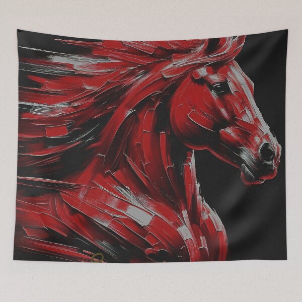 Item preview, Crimson Charge: The Vivid Stallion designed and sold by LaabsDesign.