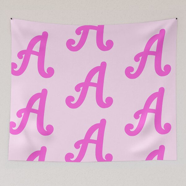 Item preview, Letter ‘A’ initial hot pink  designed and sold by gwenspen.