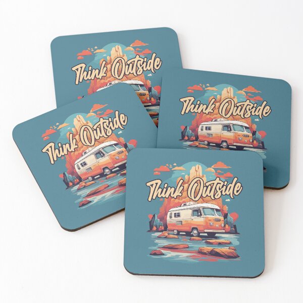 Item preview, Think Outside. Adventure Van Life Retirement Travel Camping designed and sold by BRUNTadventures.