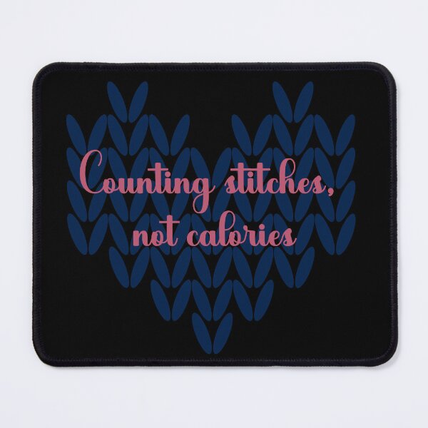 Item preview, Counting stitches, not calories.- Knitting design designed and sold by Dominika Bednarska.