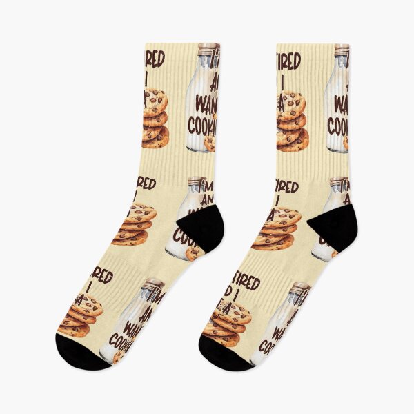 Item preview, Funny Sweets Food Tried Want Cookie Milk Quote Graphic designed and sold by fooderiffic.