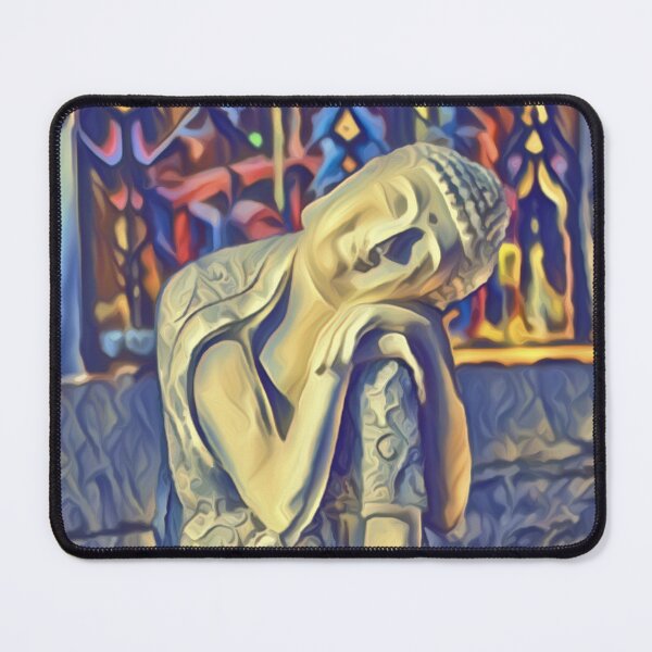 Item preview, Resting Buddha with Street Art designed and sold by CandyGirlCreate.