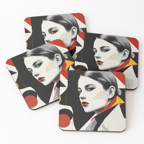 Item preview, Young woman in red designed and sold by Łukasz Stanisławski.