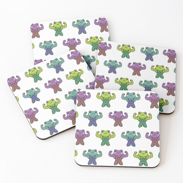 Item preview, Funky Frogs: Muscular Overalls Edition designed and sold by DokiDoki-Design.