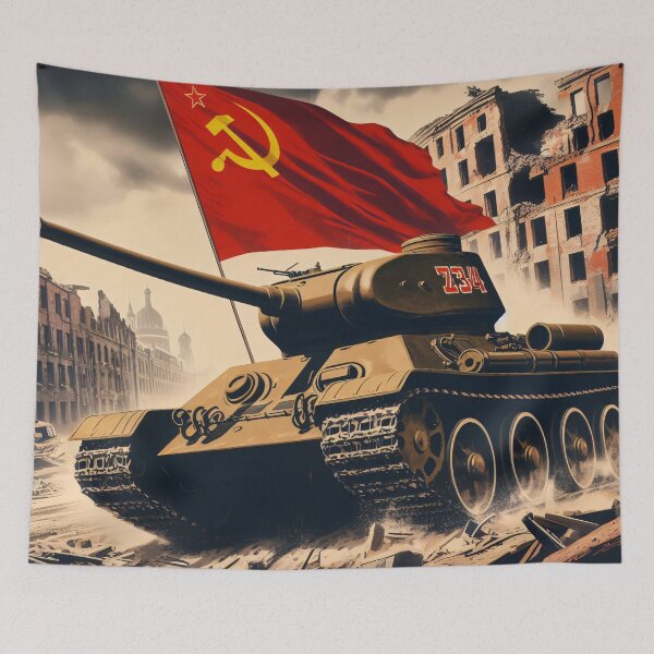 Item preview, T-34 Tank - Onward to Victory! designed and sold by ClassicRetroism.