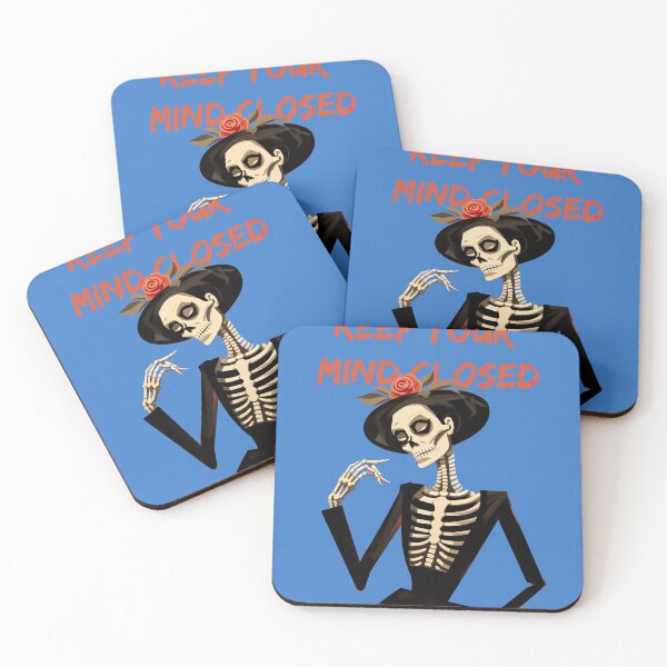 Item preview, sarcastic skeleton 2: Keep your mind closed designed and sold by obstinator.