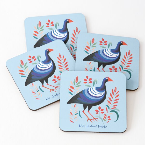 Item preview, Pukeko Paradise: New Zealand-inspired Apparel and Homeware Collection designed and sold by ThePurpleMelon.