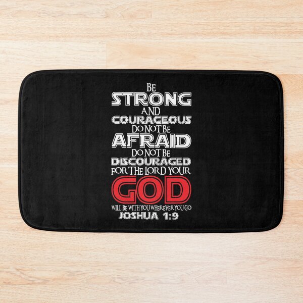 Item preview, Joshua 1:9 Be Strong And Courageous designed and sold by plushism.