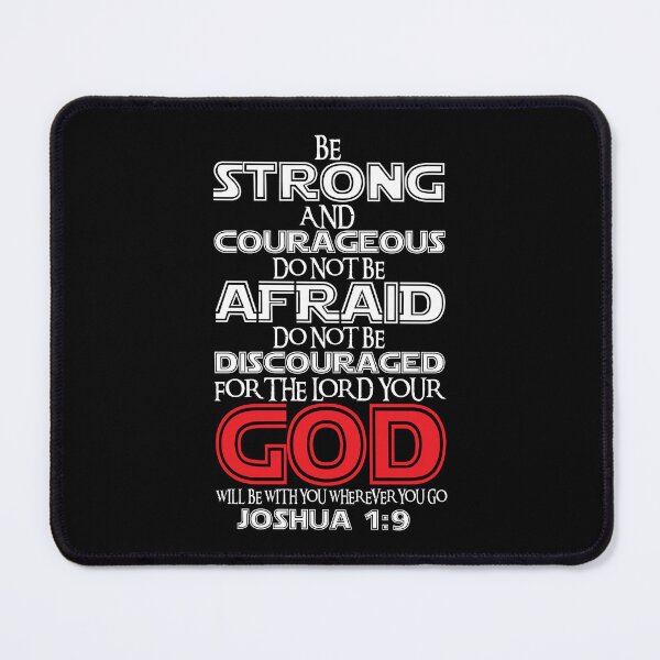 Item preview, Joshua 1:9 Be Strong And Courageous designed and sold by plushism.
