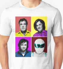 Top Gear Inspired Pop Art, All Personalities in One Unisex T-Shirt