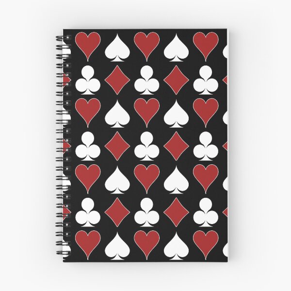 Item preview, Card Suits - Red and White on Black designed and sold by Tree45.