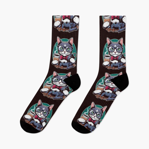 Item preview, nerd cat designed and sold by Greydate.
