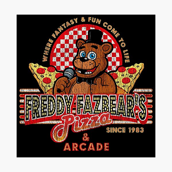 Item preview, Freddy Fazbear's Pizza Since 1983 Worn Out designed and sold by Alema Art.