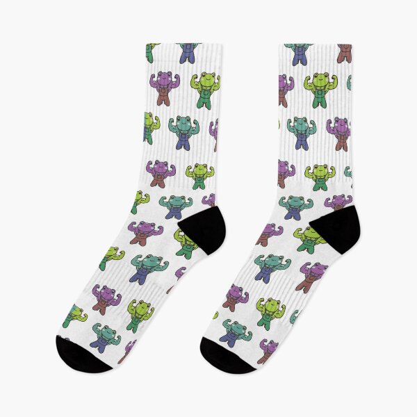Item preview, Funky Frogs: Muscular Overalls Edition designed and sold by DokiDoki-Design.