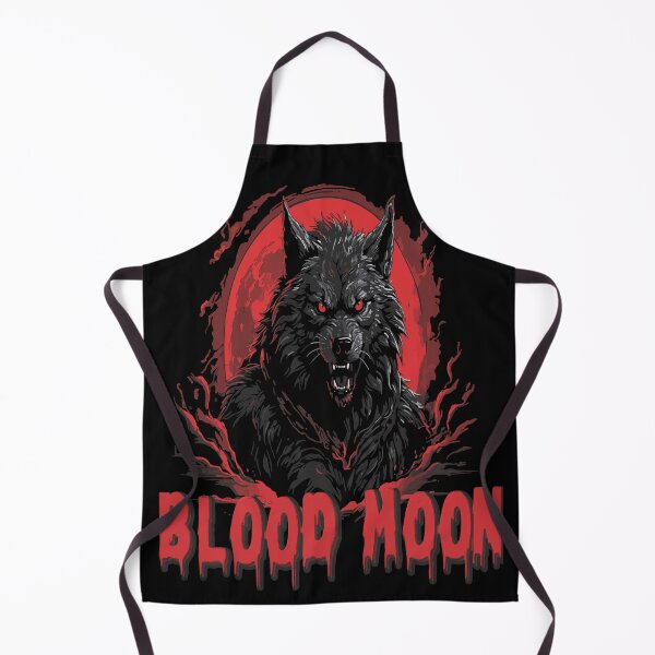 Item preview, a red-eyed werewolf bathed in a blood moon. designed and sold by Ozeller2.