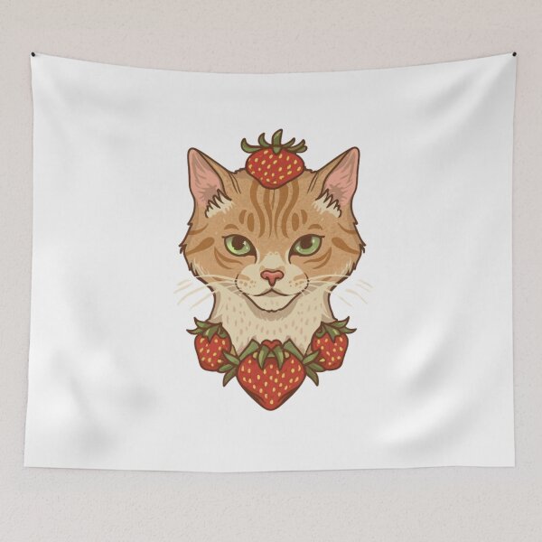 Item preview, Strawberry Cat designed and sold by PulseGraph.