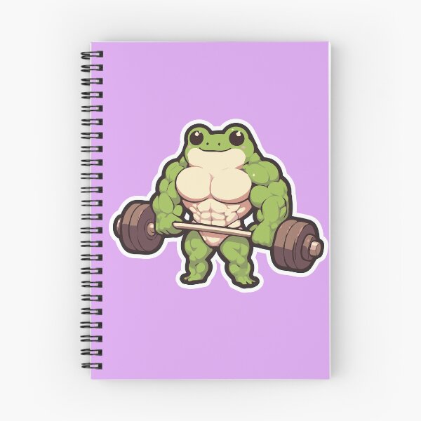 Item preview, Muscle Frog's Barbell Triumph designed and sold by DokiDoki-Design.