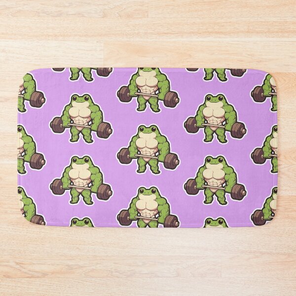 Item preview, Muscle Frog's Barbell Triumph designed and sold by DokiDoki-Design.