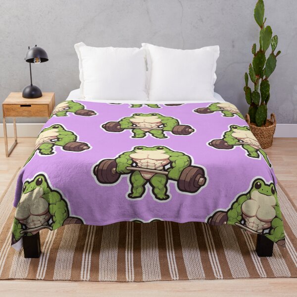 Item preview, Muscle Frog's Barbell Triumph designed and sold by DokiDoki-Design.