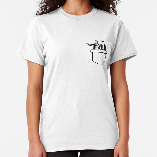 pocket pulp fiction T-shirt classique