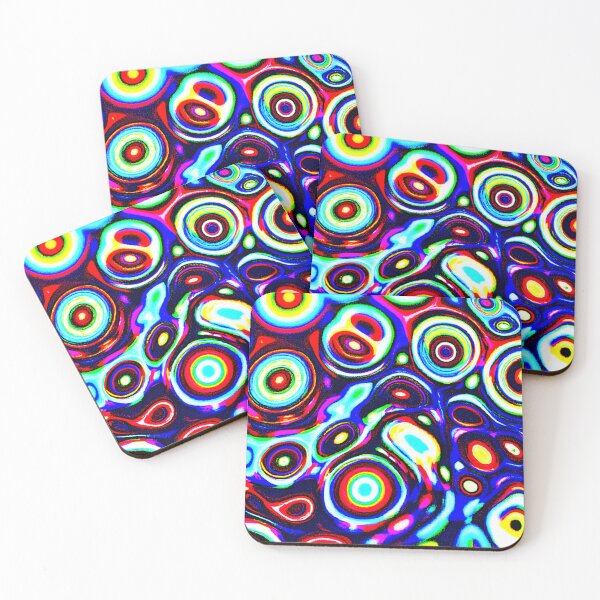 Item preview, Vibrant Neon Pulse Pattern designed and sold by Health And Fitness Posts e-Store.