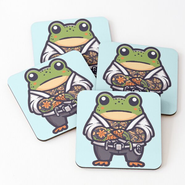 Item preview, Yakuza Muscle Frog: Underworld Boss designed and sold by DokiDoki-Design.