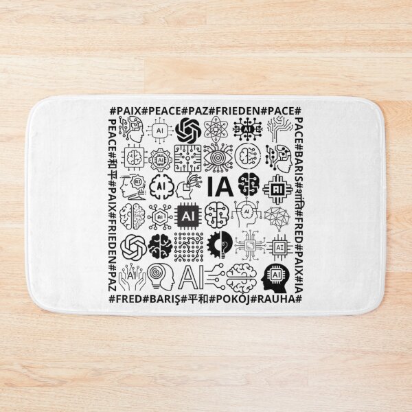 Item preview, Peace and Artificial Intelligence: A Unique Design for Harmony designed and sold by LIAMRIVIERART.