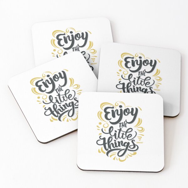 Item preview, Enjoy the Little Things. Creative typography designed and sold by BRUNTadventures.