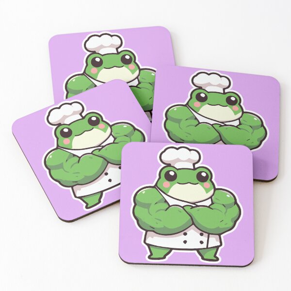 Item preview, Mighty Sushi Chef: Muscle Frog Masterpiece designed and sold by DokiDoki-Design.