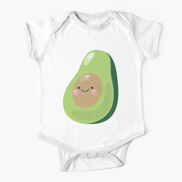 Body Para Bebe Aguacate Feliz De Pinelemon Redbubble