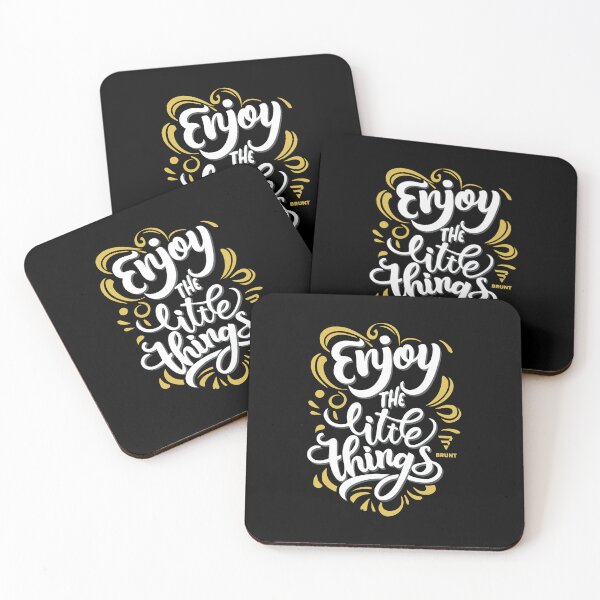 Item preview, Enjoy the Little Things. Creative typography designed and sold by BRUNTadventures.