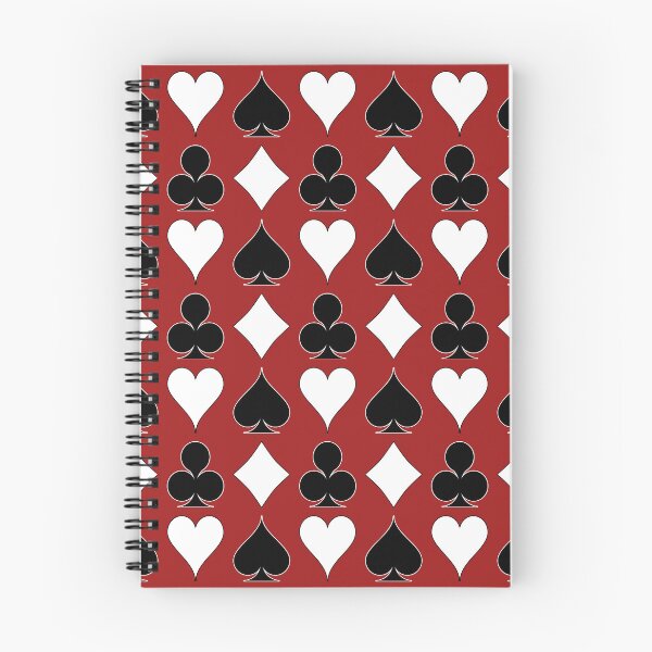 Item preview, Card Suits - Black and White on Red designed and sold by Tree45.