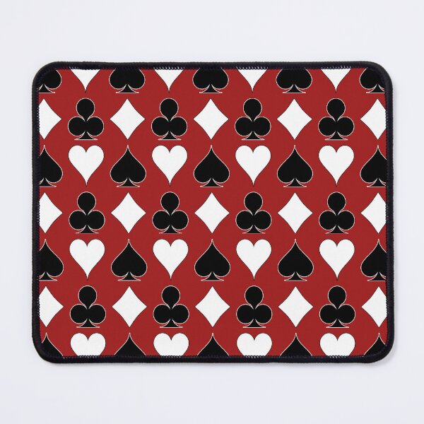 Item preview, Card Suits - Black and White on Red designed and sold by Tree45.