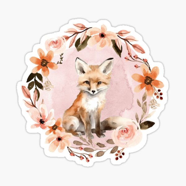 Cute Fox Sticker