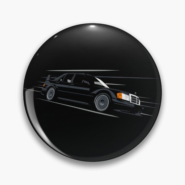 Item preview, W201 Homologation Special in Sleek Black, Set Against a Black Background designed and sold by ApexFibers.
