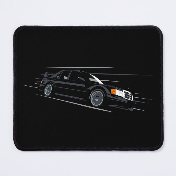 Item preview, W201 Homologation Special in Sleek Black, Set Against a Black Background designed and sold by ApexFibers.