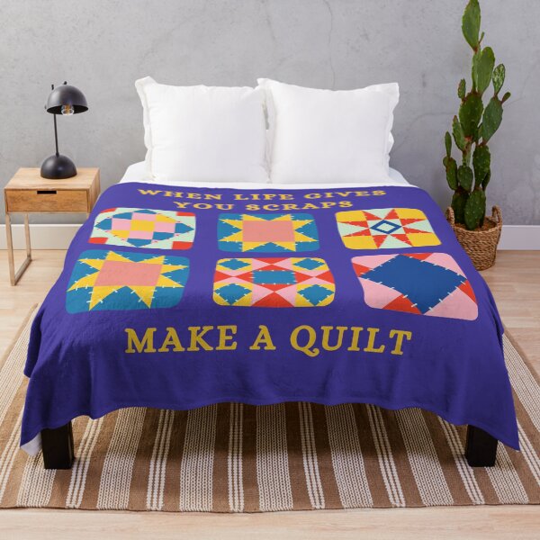 Item preview, When Life Gives You Scraps, Make a Quilt - Funny Quilter designed and sold by Wiss2Arts.
