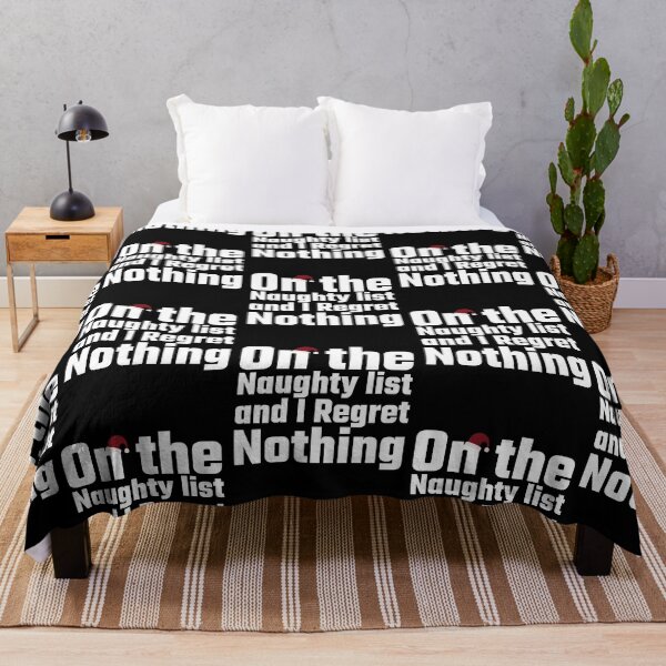 Item preview, One the naughty list and regret nothing designed and sold by Azrou shop.