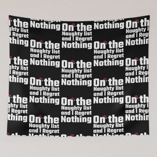 Item preview, One the naughty list and regret nothing designed and sold by Azrou shop.