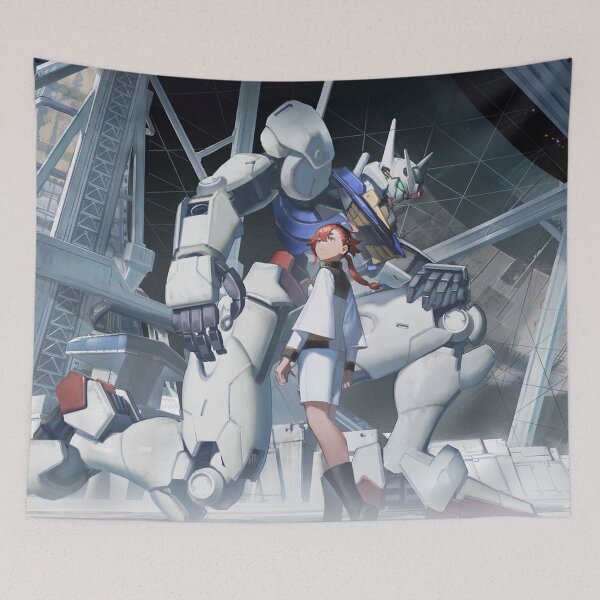 Item preview, Gundam: Suisei no Majo, Suletta Mercury, XVX-016 Gundam Aerial, Official Art, Key Visual, Mobile Suit Gundam: The Witch From Mercury designed and sold by AbominationShop.