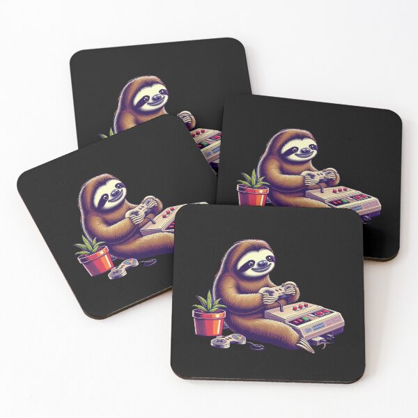 Item preview, Retro Sloth Gamer designed and sold by Jaro90.