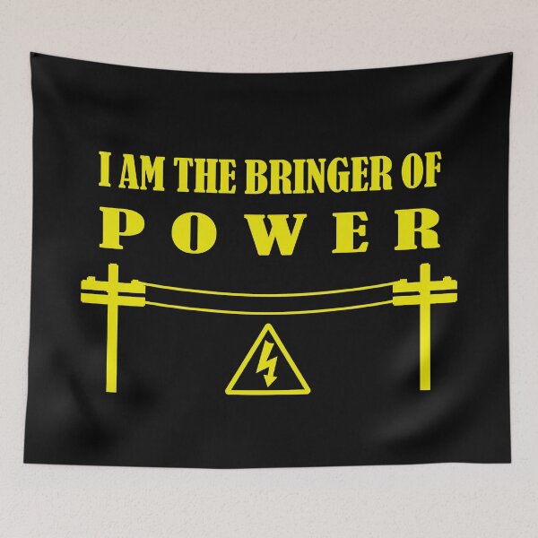 Item preview, I Am The Bringer Of Power - Lineman Electrician Christmas  designed and sold by CottonGarb.
