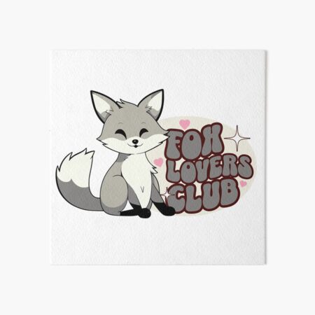 Item preview, Fox Lovers Club designed and sold by DT creations.