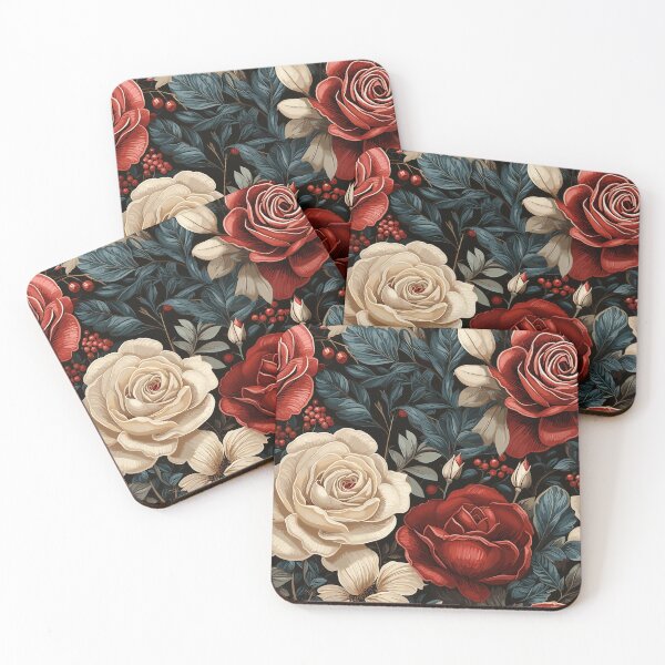 Item preview, Watercolor Deep Roses designed and sold by goddesstry.