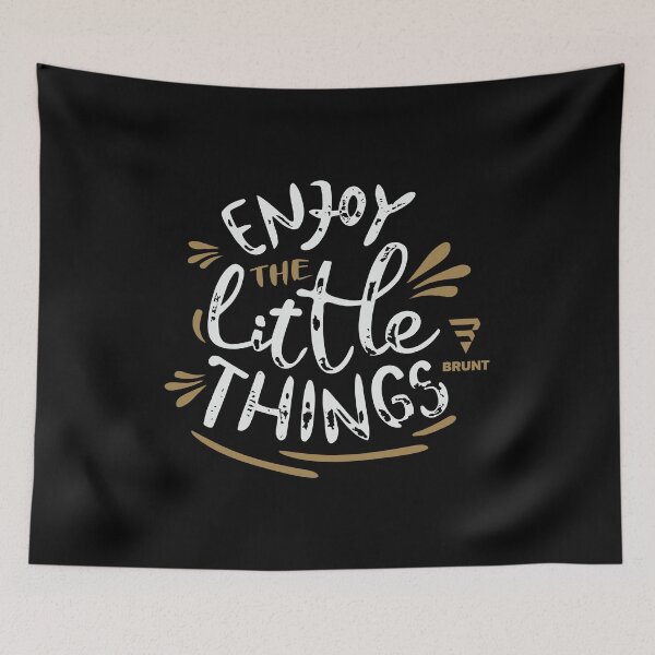 Item preview, Enjoy the Little Things. Creative typography designed and sold by BRUNTadventures.