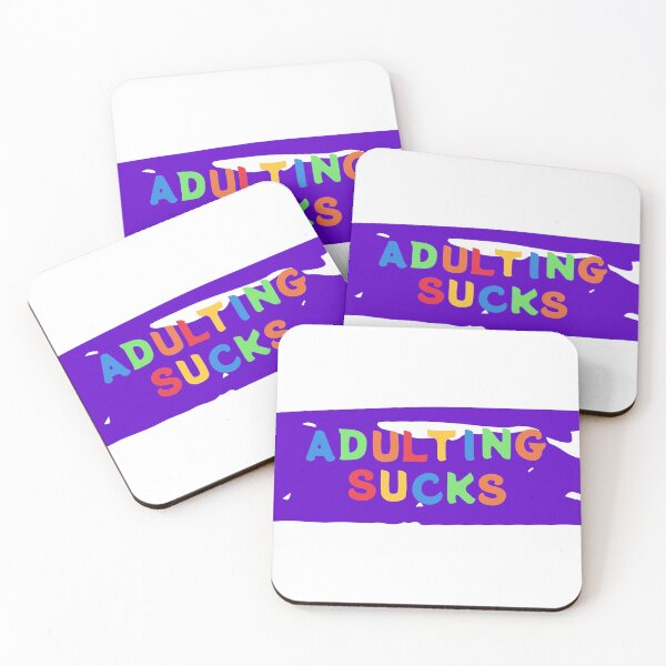 Item preview, Adulting Sucks designed and sold by jadaBees.
