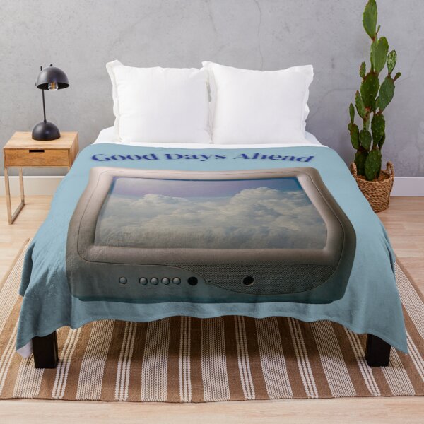 Item preview, Good Days Ahead Y2k Television Retro Design designed and sold by Femme Pastel Collective.