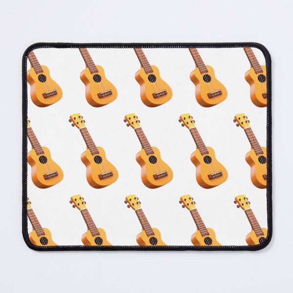 Item preview, Acoustic folk guitar / ukulele medium tiled repeated geometric pattern for musicians designed and sold by ElegantTeaTime.