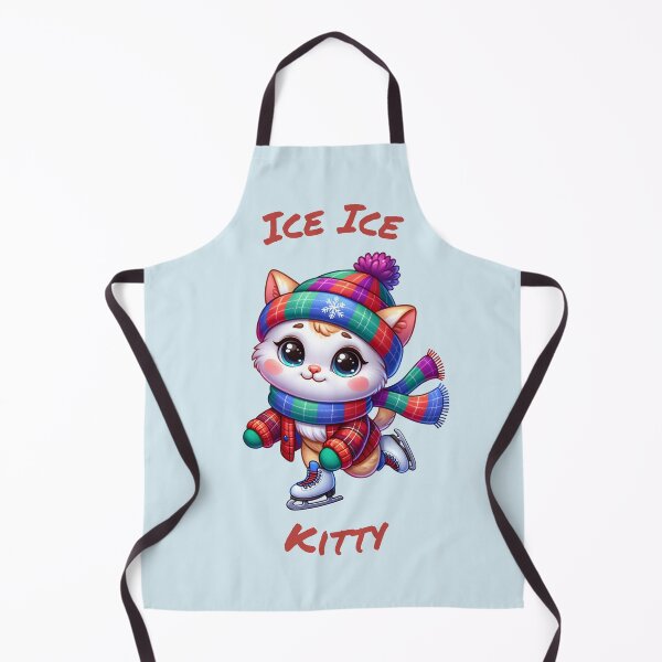 Item preview, Ice Ice Kitty Ice Skating Cat designed and sold by NAFDesigns.