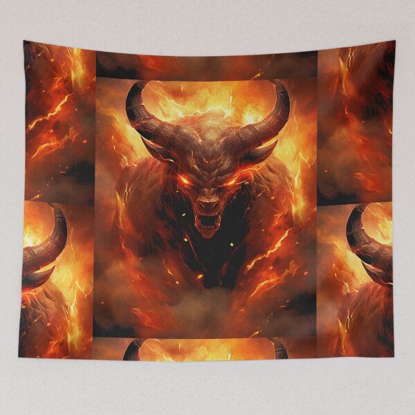Item preview, Demonic bull designed and sold by MaikelMerch.